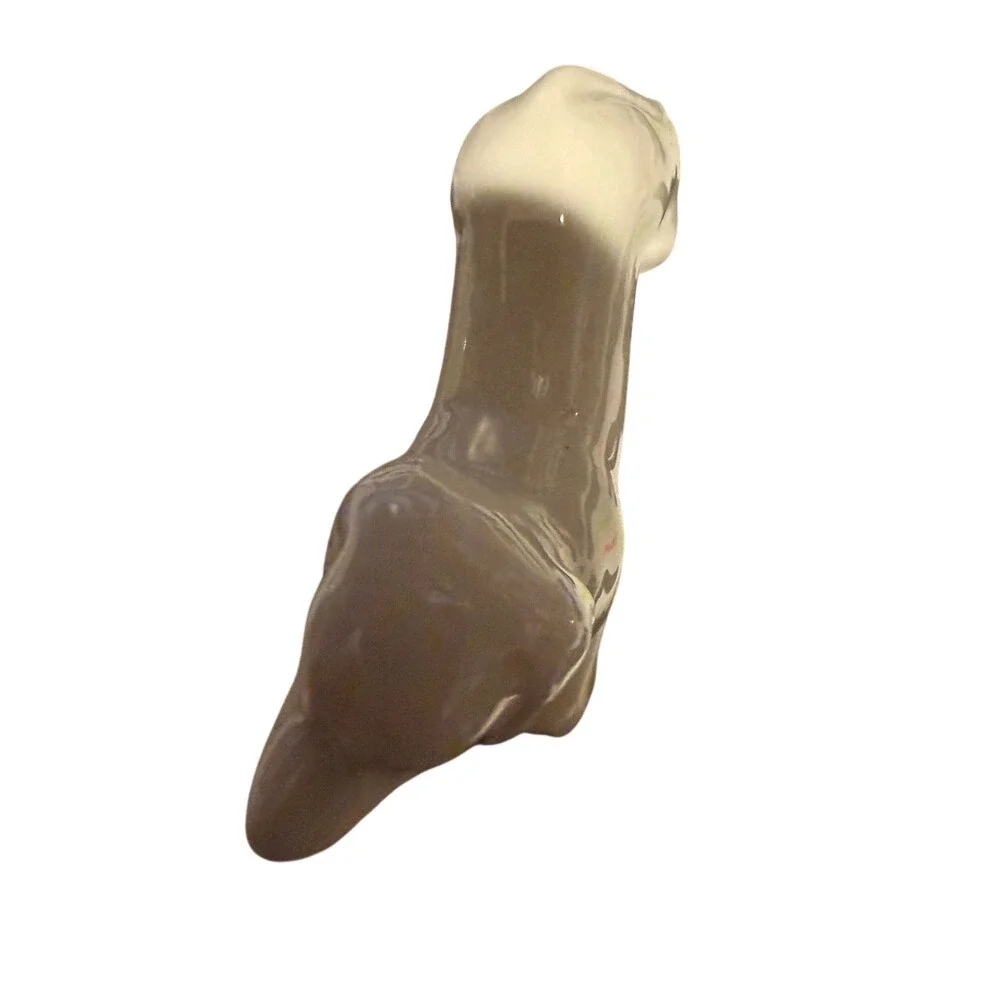 Dachshund‎ Ceramic Figurine Home Decor White Glossy New